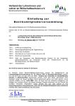 Mitgliederversammlung BV Koblenz